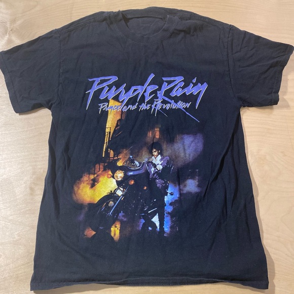 Prince Purple Rain Graphic T-Shirt Medium (NX) - Picture 4 of 10